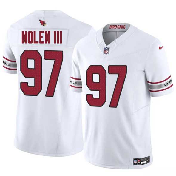 Men & Women & Youth Arizona Cardinals #97 Walter Nolen III White 2025 Draft F.U.S.E. Vapor Untouchable Limited Stitched Jersey->atlanta falcons->NFL Jersey